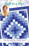 Trip Around the World Quilt, a Quilt in a Day pattern by Eleanor Burns #1184