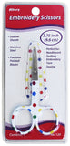Polka Dot Embroidery Scissors with Leather Sheath, Allary 120, 3.75" Color Choice