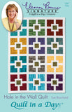 Hole in the Wall Quilt Pattern, Quilt in a Day, Sue Bouchard, 1287 EASY
