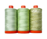 AURIFIL Walking Palm 2022 Color Builder Thread Collection 50wt 3 Large Spools AC50CP3-015