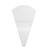 DEAR JANE Border Triangle Acrylic Cutting Template Ruler 3/8" Seam Allowance