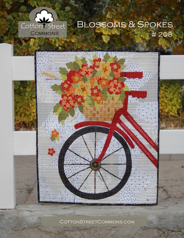 Blossoms & Spokes Quilt Pattern, From Cotton Street Commons, #208