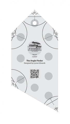 Angle Finder, Non-Slip Quilt Ruler from Creative Grids, #CGRAF