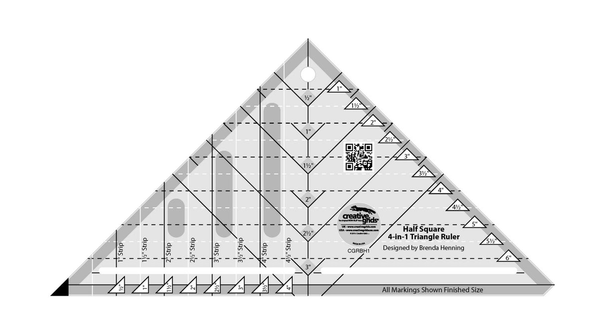 Rulers & Templates - Creative Grids - CGR4 - 4 1/2 Square