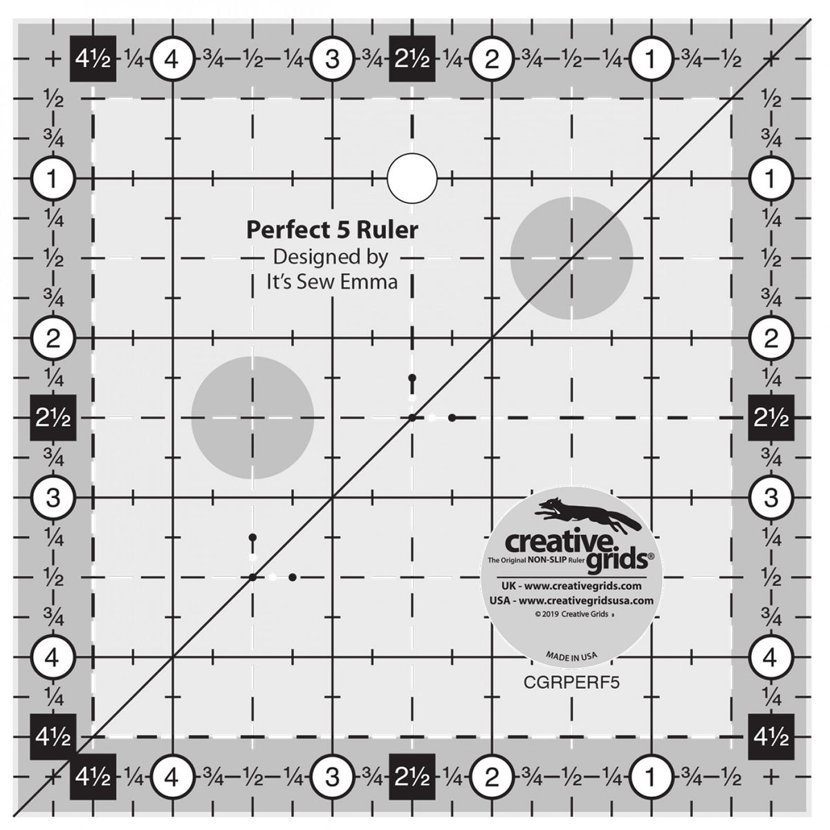 Non-Slip Rulers for patchworker and quilters from Creative Grids