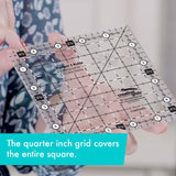 Perfect 5 Non-Slip Quilt Ruler from Creative Grids, #CGRPERF5