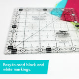 Perfect 5 Non-Slip Quilt Ruler from Creative Grids, #CGRPERF5