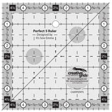 Perfect 5 Non-Slip Quilt Ruler from Creative Grids, #CGRPERF5