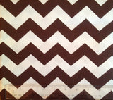 1" Chevron Fabric, By the Yard, 100% Cotton, Choice of Color
