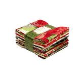 Christmas in Bloom Fat Quarter Crystals, Wilmington, 100% Cotton Q540-416-540