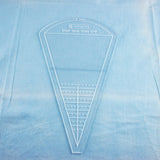 DEAR JANE Border Triangle Acrylic Cutting Template Ruler 3/8" Seam Allowance