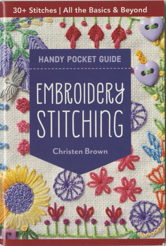 Embroidery Stitching Handy Pocket Guide, Softcover by C&T Publishing 30+ pages