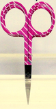 Assorted Stripe Embroidery Scissors, 3.75" blade  #6340-21