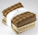 Dunroven House Homespun Fat Quarter Bundle, Twelve (12) Fat Quarters