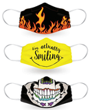 I'm Actually Smiling 100% Cotton Mask Panel from Timeless Treasures