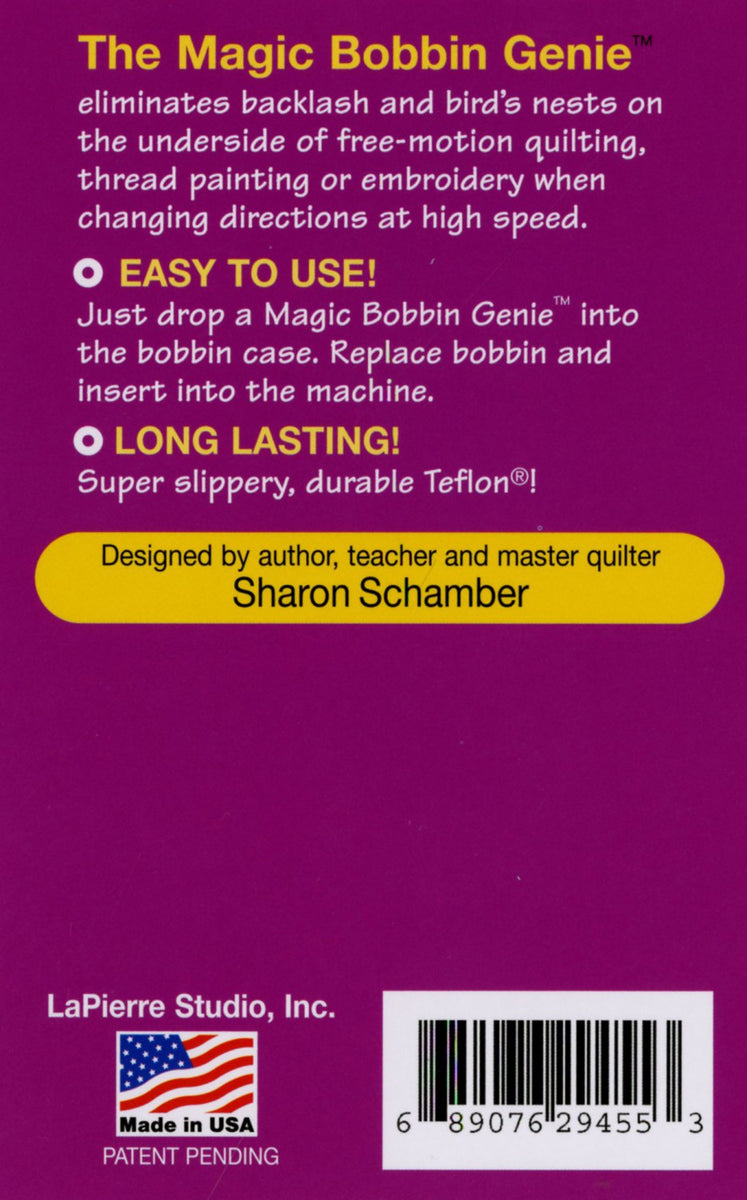 Mega Magic Bobbin Genies, Size M, 12 Teflon Washers per pkg MG12