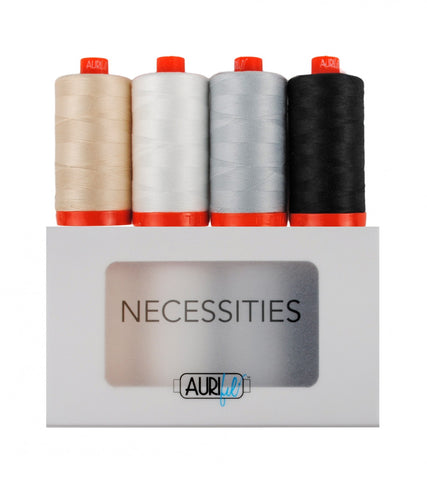 AURIFIL Necessities Thread Collection 50wt 4 Large Spools AC50NC4