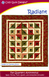 Radiant, a 2 1/2" Strip Pattern from Cozy Quilt Designs # CQD01031