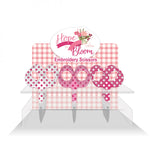 Hope in Bloom Pink Dot Embroidery Scissors, 3.75" blade Riley Blake #ST-23015