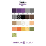 KimberBell Basics Fall, 2-1/2" Strips in a Roll, 40-pieces Maywood Studio 100% Cotton ST-MASKBB-FAL