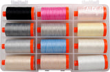 AURIFIL Neutrals Parts Dept. - 50 WT -12 spools cotton thread VF50PD12
