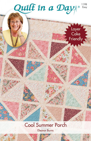 Cool Summer Porch, a Quilt in a Day pattern by Eleanor Burns #1198