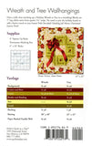 Holiday Wreath and Tree Quilt Pattern, Quilt in a Day, Eleanor Burns, 1293 EASY