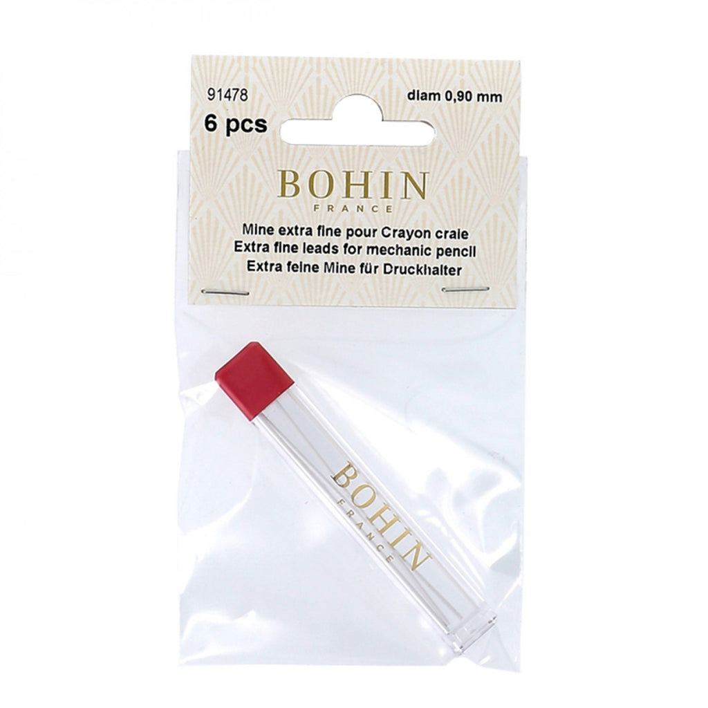 White Refills 6/Package for Bohin Mechanical Chalk Pencil