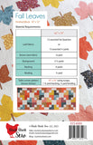 Fall Leaves Quilt Pattern, Cluck Cluck Sew CCS #203
