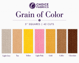 Grain of Color - 5x5 Charm Pack - Harvest (42 Squares)
