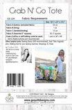 Grab N' Go Tote Pattern from GE Designs GE-229