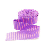 Quilt Binding Tula Pink True Colors Tiny Stripe Honesty Purple 1 1/4" Single Fold Binding