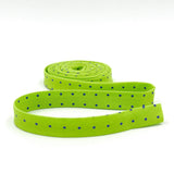 Double Fold Bias Tape 1/2'' True Colors Tiny Dots Meadow Green Tula Pink
