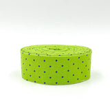 Quilt Binding Tula Pink True Colors Tiny Dot Meadow Green 1 1/4" Single Fold Binding
