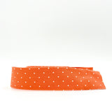 Quilt Binding Tula Pink True Colors Tiny Dot Peachy Orange Single Fold 1 1/4" Binding