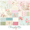 Charlotte, 10" Squares,100% Cotton from Clothworks, TSQ0520
