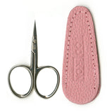 World's Smallest Functional Scissor with Leather Sheath, Tooltron, 2.5"