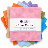 Color Waves - 5x5 Charm Pack - Garden Party (42 Squares)