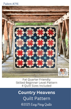 Country Heavens Quilt Pattern - Paper Pattern, Mailed