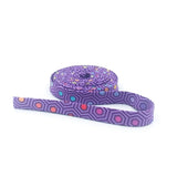Double Fold Bias Tape 1/2'' Hexy Rainbow Starling Rainbow Binding
