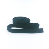 Double Fold Bias Tape Riley Black Solid Binding