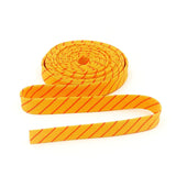 Double Fold Bias Tape 1/2'' Tiny Stripes Sunrise Yellow Binding