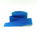Quilt Binding True Colors Tiny Stripe Clarity Blue Single Fold 1 1/4" Binding
