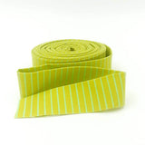 Quilt Binding Tiny Stripe Moonglow Green 1 1/4" Single Fold
