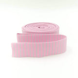 Quilt Binding Tiny Stripe Petal Pink 1 1/4" Single Fold