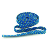 Double Fold Bias Tape 1/2'' Tiny Stripes Clarity Blue Binding
