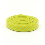 Double Fold Bias Tape 1/2'' Tiny Stripes Moonglow Green Binding