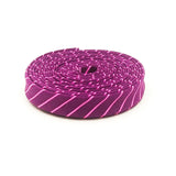 Double Fold Bias Tape 1/2'' Tiny Stripes Aster Purple Binding