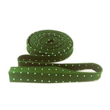 Double Fold Bias Tape 1/2'' True Colors Tiny Dots Lilypad Green Tula Pink Bias Binding