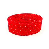 Quilt Binding Tiny Dot Watermelon Red 1 1/4" Single Fold